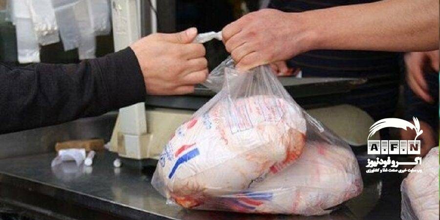 توزیع روزانه مرغ به ۹ هزارتن رسید
